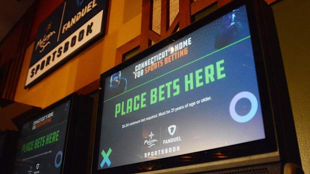 Sports Betting Kiosk at Mohegan Sun in Connecticut